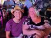 Musician Dave Sherman took a minute to pose with C.T. Brenda at Bourbon St. photo by Terry Sullivan